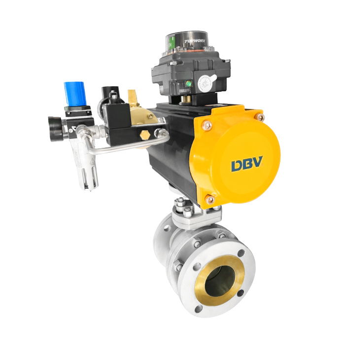 pneumatic actuated valve 16