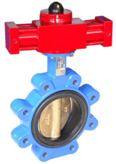 A Hydraulic Lug Butterfly Valve