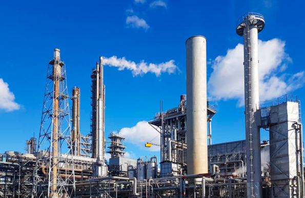 Large capacity workshop for the production of ammonia of a petrochemical plant