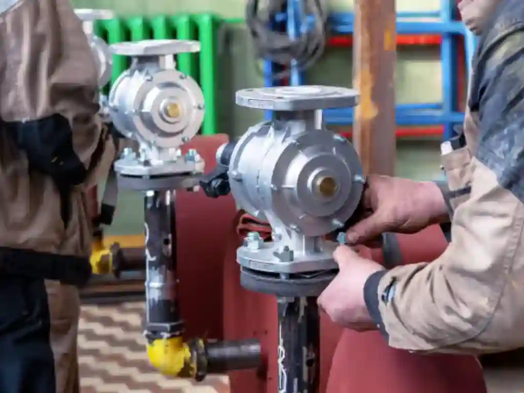 swing check valve installation 1